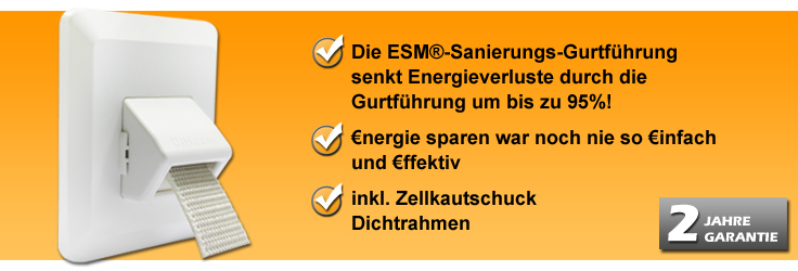 Energiespar Gurtführung
